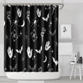 thumbnail image 1 of Black Gothic Hand Spider Pattern Shower Curtain 84"x72" ,Bathroom Decorative Shower Curtains Set with 12 Hooks,Modern Waterproof Washable Shower Curtain, 1 of 6