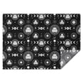 thumbnail image 1 of Black Gothic Moon Star Face Pattern Rectangle Tablecloth 60"x84",Waterproof Polyester Rectangle Table Cloth, Wipeable Spillproof Polyester Tablecloth for Dining, Camping, Indoor and Outdoor, 1 of 5