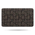thumbnail image 1 of Black Gothic Skull Bookcase Pattern Bathroom Rugs Mat,Non Slip Microfiber Bathroom Rug,Rubber Backing,Soft Bathroom Mats for Bathroom Floor,Tub and Shower,17x30in(43x75cm), 1 of 5