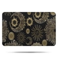 thumbnail image 1 of Black Gothic Sun Moon Pattern Bathroom Rugs Mat,Non Slip Microfiber Bathroom Rug,Rubber Backing,Soft Bathroom Mats for Bathroom Floor,Tub and Shower,17x27in(43x68cm), 1 of 5
