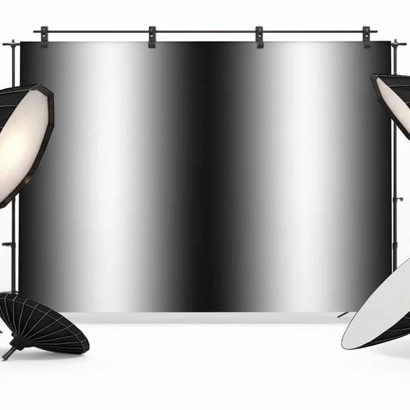 Black Gradient Photography Backdrop 7x5FT, Countryside Farmhouse Photo Backdrops, Background for Photography Studio Photo Studio Background, Back Drop for Photoshoot
