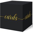 thumbnail image 1 of Black Graduation Card Box, Gold Foil Gift Box for Party Decorations, Wedding Reception, Birthday, Baby & Bridal Shower, Anniversary, Retirement, 1 of 4