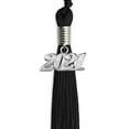 thumbnail image 1 of Black Graduation Tassel with Silver Date Drop, 1 of 2