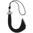thumbnail image 1 of Black Graduation Tassel with Silver Date Drop, 1 of 2