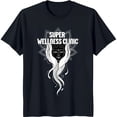 thumbnail image 1 of Black Graphic T-Shirt with Flower & Hands Design Super Wellness Clinic, 1 of 5