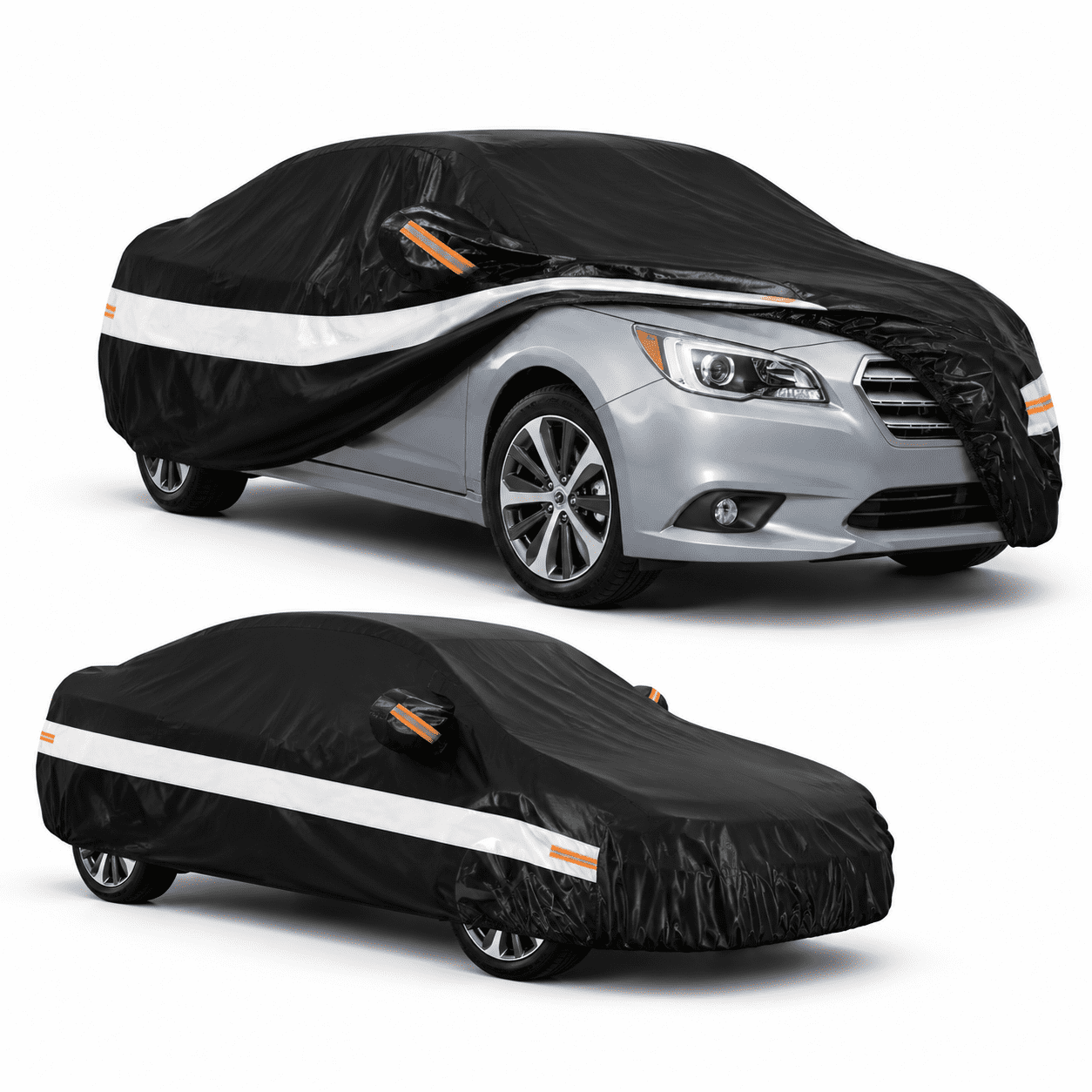 Black Gray Custom Fit for Subaru Legacy 10-Layer Sedan Car Cover All ...