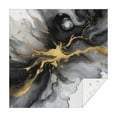 thumbnail image 1 of Black Gray Gold Marble Pattern Square Tablecloth,Waterproof Square Table Cover,Wipeable Spillproof Washable Table Cover for Home Kitchen Party Decor 60"x60"(152x152cm), 1 of 6