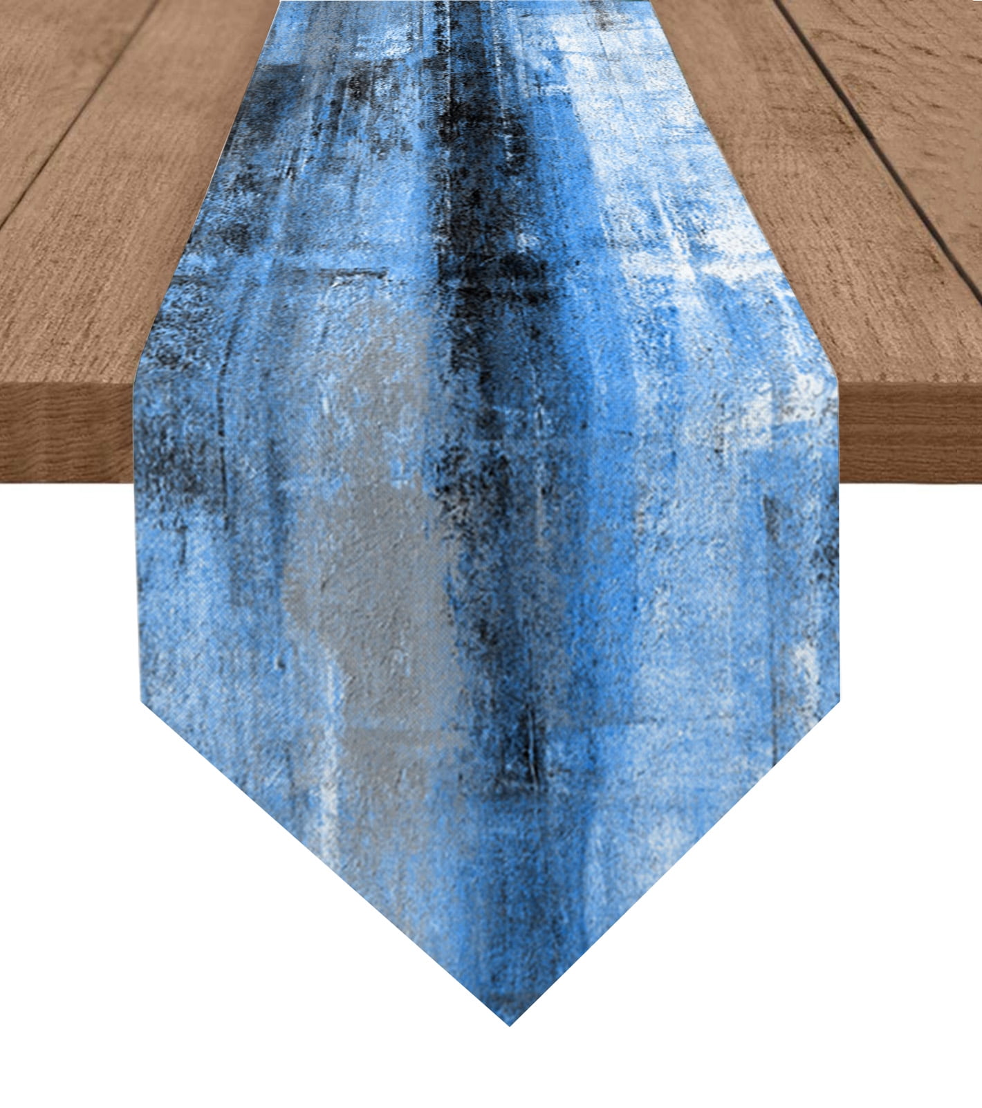 Black Gray Oil Painting Texture Paint Modern Home Kitchen Dining