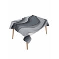 thumbnail image 1 of Black Gray Ombre Table Cloth, Modern Abstract Moire Art Geometric Waterproof Tablecloth for Rectangle Tables, Reusable Washable Fabric Table Cover for Restaurant Kitchen Dining Tables 60"x102", 1 of 6