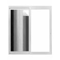 thumbnail image 1 of Black Gray Ombre Window Privacy Film, Vintage Country Wooden Static Cling UV Sun Blocking Tint Film Heat Control Windows Films for Bedroom Bathroom, Window Stickers 23.6"x59", 1 of 8