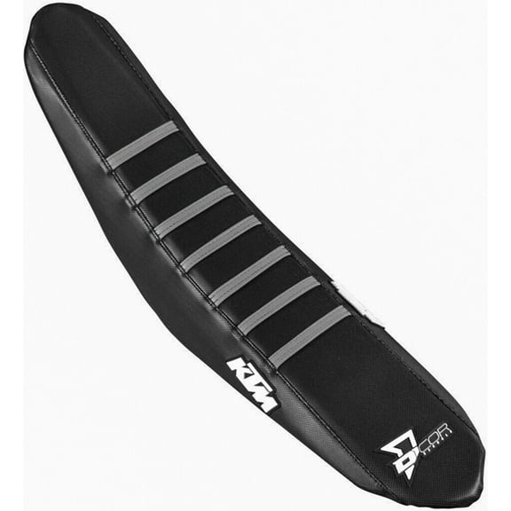 Black/Gray Rib Seat Cover