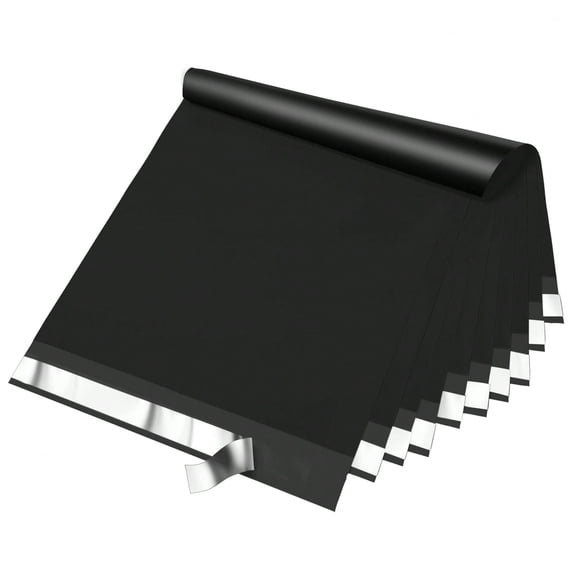 Black Gray Shipping Bags 8*14in, Sealing Waterproof Mailing Bags with Strong Adhesive, 100pcs Durable Packaging Supplies for E-Commerce Small Business