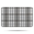 thumbnail image 1 of Black Gray and White Checkered Pattern Bathroom Rugs Mat,Non Slip Microfiber Bathroom Rug,Rubber Backing,Soft Bathroom Mats for Bathroom Floor,Tub and Shower,17x27in(43x68cm), 1 of 5