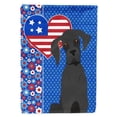thumbnail image 1 of Black Great Dane USA American Flag Garden Size, 1 of 5