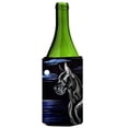 thumbnail image 1 of Black Great Dane in the Moonlight Wine bottle sleeve Hugger 24 oz., 1 of 1