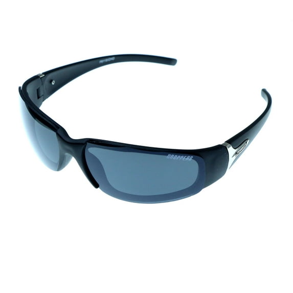 Black & Green Colored Acrylic Sport-Sunglasses With Logo Accents #3922