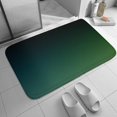 thumbnail image 1 of Black Green Gold Bath Mat Abstract Modern Simple Contemporary Fashion Boho Mid Century Bathroom Rugs Non Slip Backing Shower Mat Door Rug Bedroom Kitchen Carpet 16x24 Inch, 1 of 5