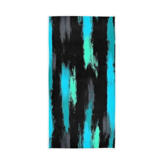 Black Green Graffiti Face Towel Absorbent Hand Towels Bath Sport Gym