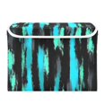 thumbnail image 1 of Black Green Graffiti Large Storage Bins with Linen Collapsible Lid Storage Box 16.7 x 12.6 x 11.8in, 1 of 7