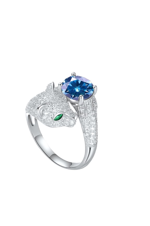Black/Green/Red Adjustable Moissanite Ring for Women 2 Carat Diamond Engagement Rings 18K White Gold 925 Sterling Silver Moissanite Ring Lab Diamond Rings Womens Diamond Rings