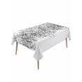 thumbnail image 1 of Black Grey Eucalyptus Leaves Table Cloth, Spring Summer Botanical Floral Waterproof Tablecloth for Rectangle Tables, Reusable Washable Fabric Table Cover for Restaurant Kitchen Dining Tables 60"x120", 1 of 6