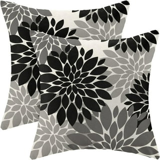 Black and white clearance outdoor pillows walmart