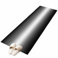 Black Grey Ombre Washable Runner Rugs 2'x6', Modern Gradient Abstract ...