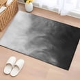 thumbnail image 1 of Black Grey Ombre Washable Small Entryway Area Rugs 2'x3', Coastal Beach Modern Abstract Low Pile Throw Rug Non-Slip Sturdy Edge Binding Carpet for Front Door Floor Room Entry, 1 of 9