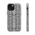 thumbnail image 1 of Black Grey Snakeskin Print iPhone 15 Case-iPhone-iPhone Case-Animal Print, 1 of 2