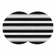 thumbnail image 1 of Black Grey Stripe Round 13 Inch Placemats Set of 2, Minimalist Farmhouse Striped HeatResistant Non Slip Place Mats for Dining Table, Wipeable Braided Kitchen Table Mats for Housewarming, 1 of 9