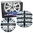 thumbnail image 1 of Black/Grey Union Jack UK Flag Style Wheel Center Cap Covers For Mini Coopers R50 R51 R52 R53 R55 R56 R57 R58 R59 R60 R61 F55 F56, etc, 1 of 9