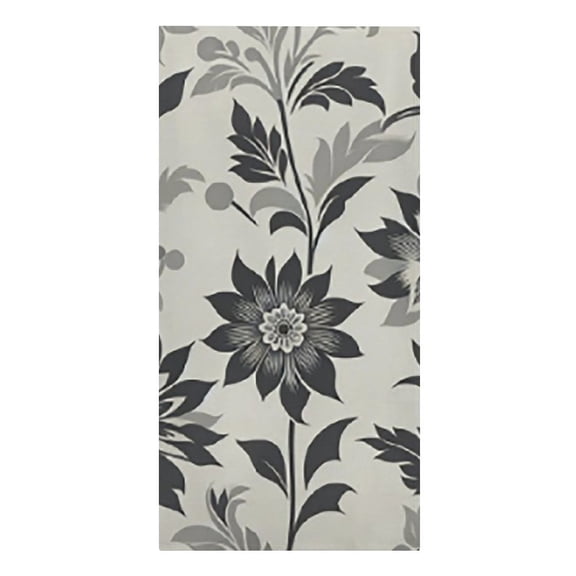 Black Grey White Dahlia Microfiber Beach Towel Absorbent Compact Towels for Swimming Pool Beach Travel Things for Vacation Essentials Adult Gift,61.430.3Inch