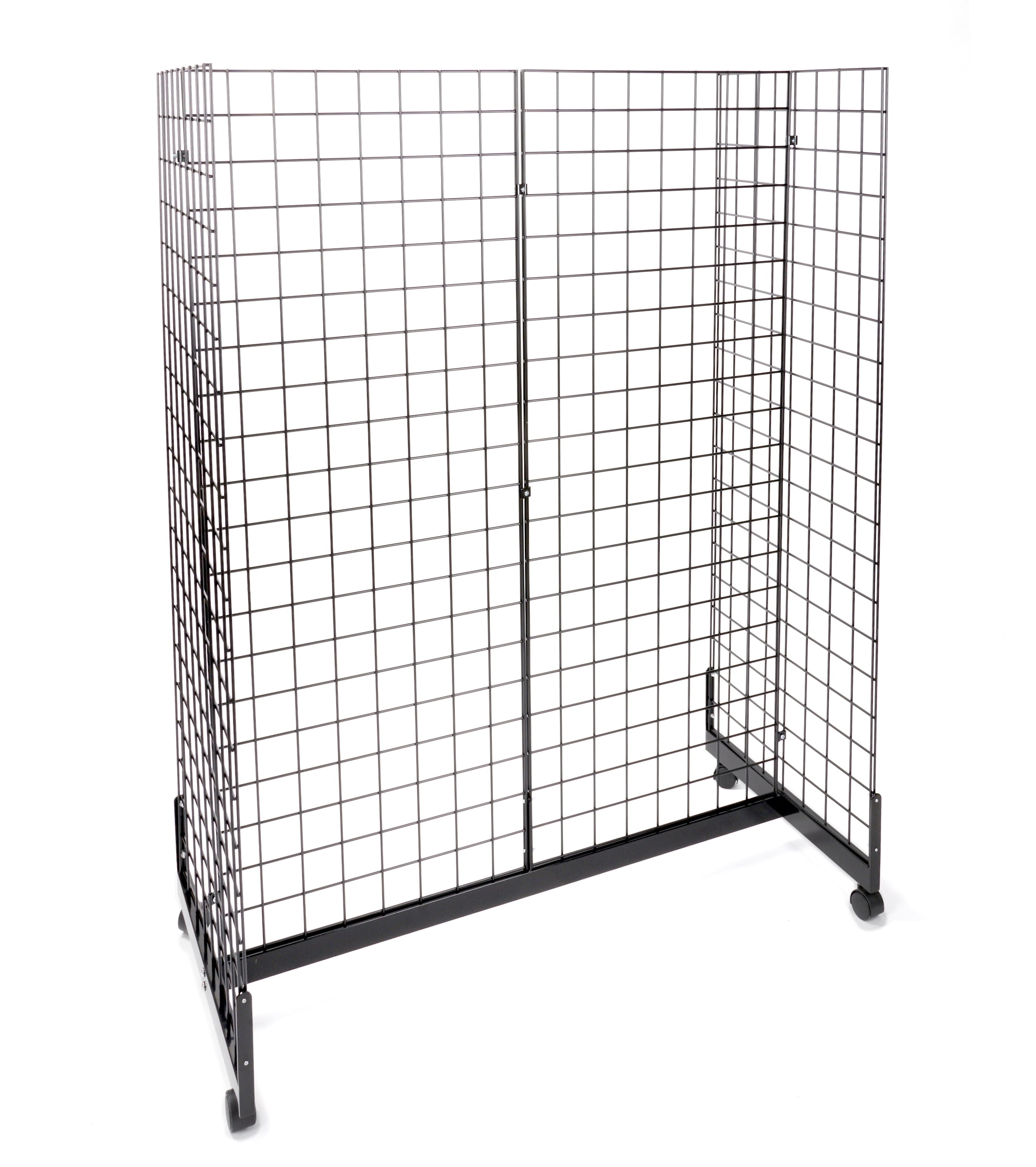 NectaCol Grid Gondola Unit, 4pcs 2'x 5' Gridwall Panels Tower with  Floorstanding, Black Wire Grid Wall Panels with Wheels Legs, Craft Fair  Display Rack, Art Display Stand - Yahoo Shopping