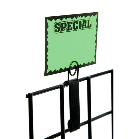 Black Grid Wall Sign Holder