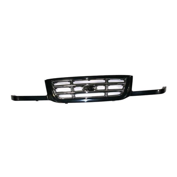 Black Grille Shell with Chrome Insert for 2001-2003 Ford Ranger Pickup Truck