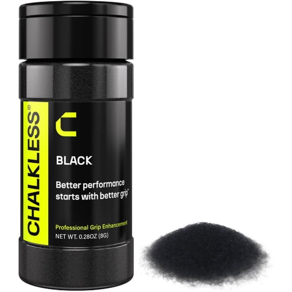 Black Grip Enhancer  Premium Liquid Chalk Alternative & Less Mess Hand Chalk for Bouldering, Baseball, Tennis, Football, Archery, Golf, and More, Non-Toxic Long-Lasting & Reliable