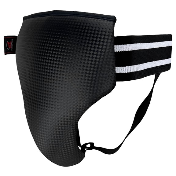 Black Groin Protector Martial Arts Outside Male Cup MMA Boxing Sports Sparring Gear (CS)