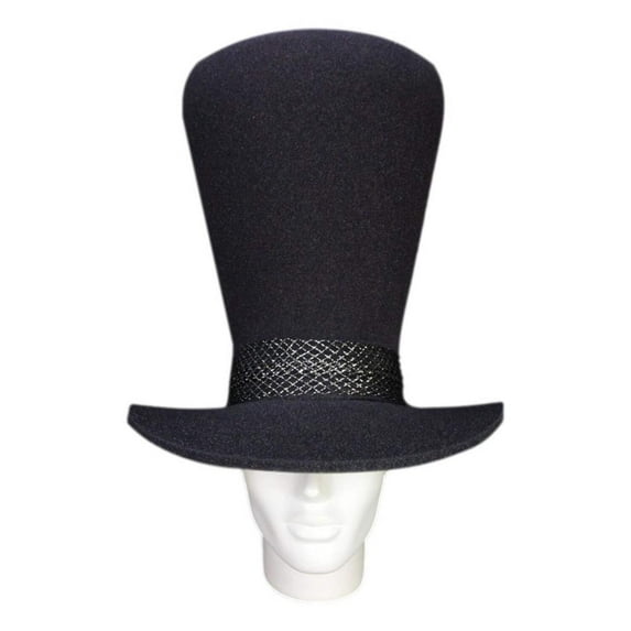 Black Groom Hat - Wedding Party Hat - Engagement Party Hat - Groom Top Hat - Bachelor Party Hat