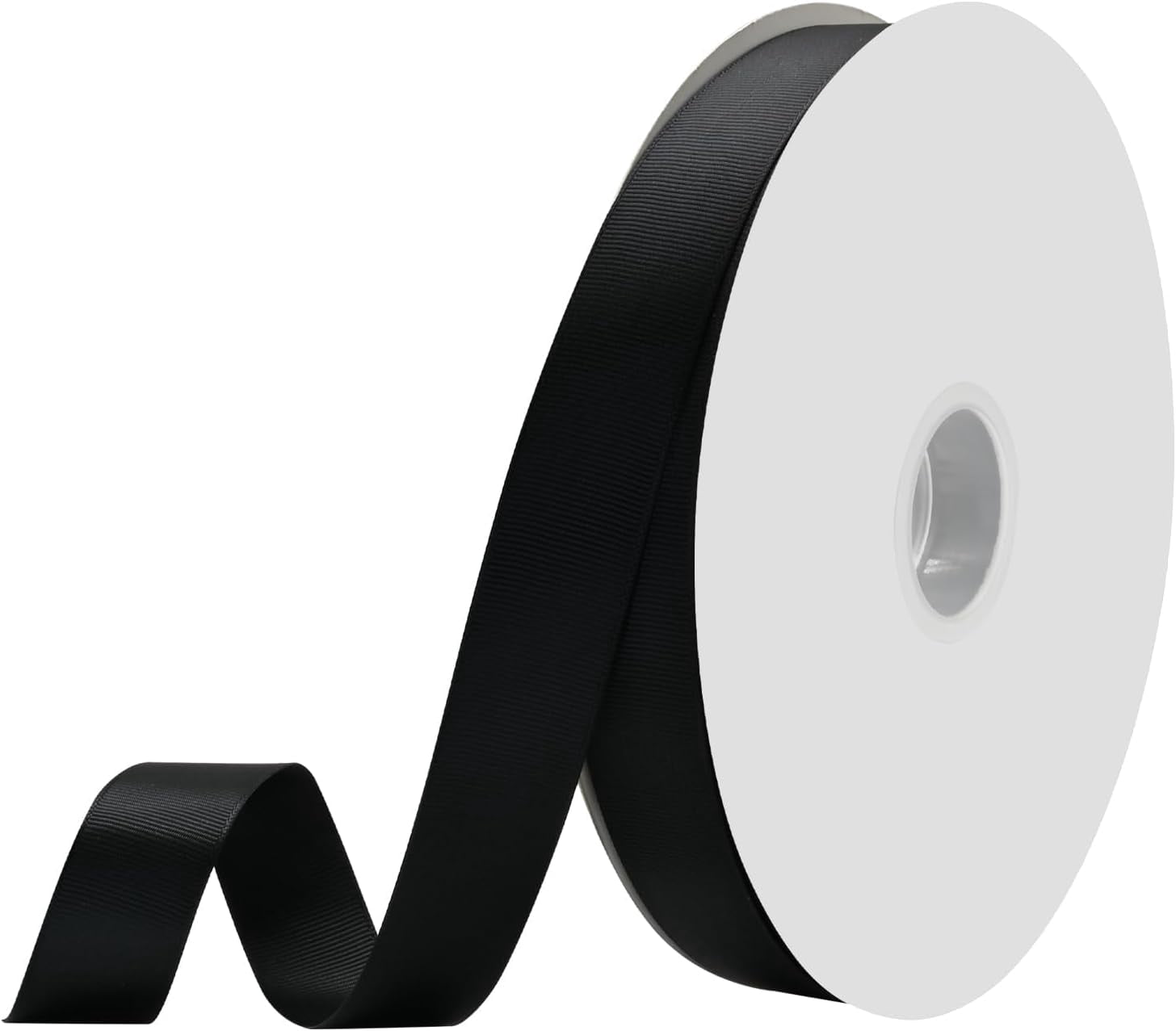 Black Grosgrain Ribbon 1 inch X 100 Yards for Crafts DIY Hair Bows Gift ...