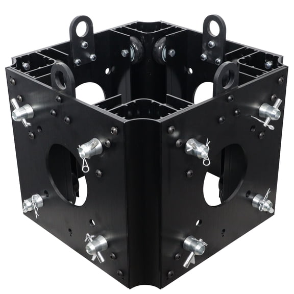 Black Ground Support Sleeve Block for F34 Truss Systems