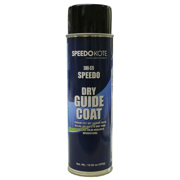 Black Guide Coat reveals low spots & imperfections in body work - 15 oz. Aerosol
