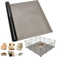 thumbnail image 1 of Black Guinea Pig Bedding Cage Liner 18x118 Inch Washable Guinea Pig Pee Pads Waterproof Guinea Pig Cage Liners Reusable Waterproof Rabbit Bedding for Small Animal Guinea Pig Rabbit Hamster DIY, 1 of 6