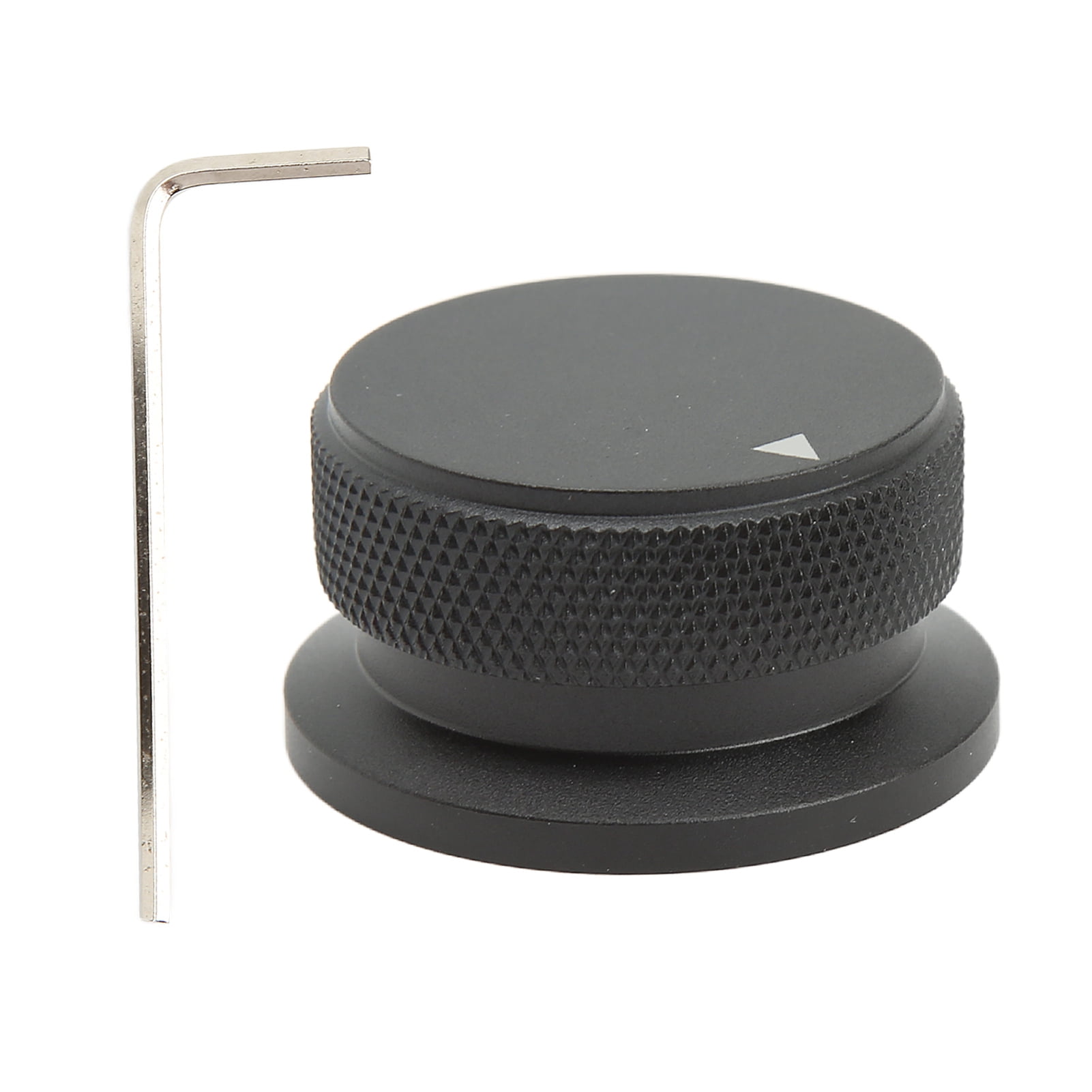 Black Guitar Knob Set with Wrench Hat Appearance Robust Drop Proof