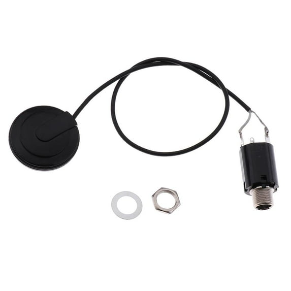 Black Guitar Pickup Piezoelectric Transducer for Acoustic Guitar Ukulele Mandolin