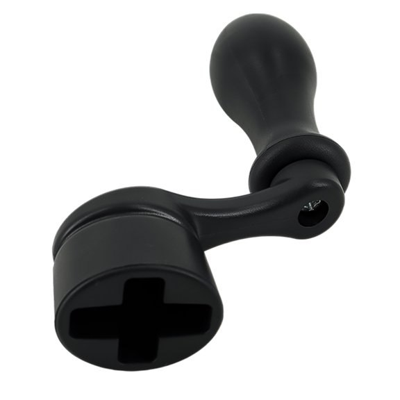 Black Guitar String Winder for Winding and Unwinding Most Standard Pegs on Guitars, Basses, Mandolins, Ukuleles, and Similar Instruments