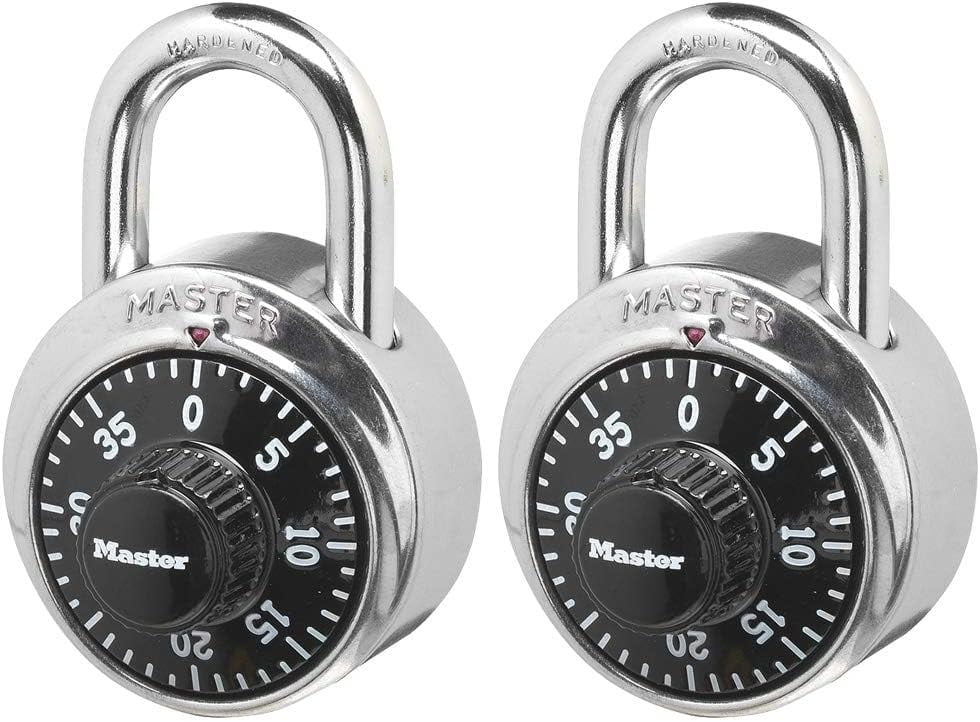 Black Gym Locker Lock Combination Padlock, Indoor Combo Lock with ...