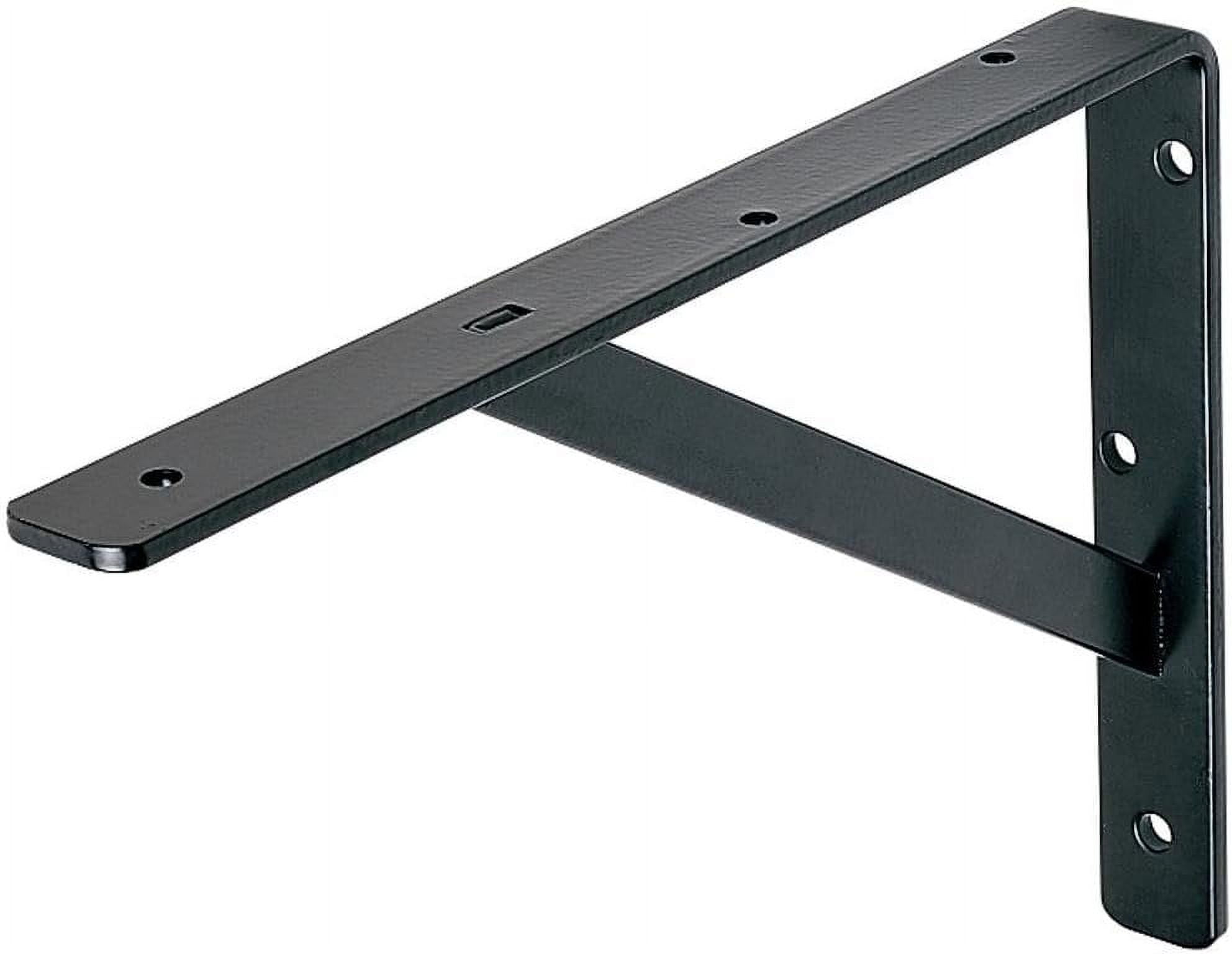 Black HD Steel Shelf Bracket, 19-1/2" Deep x 13" High