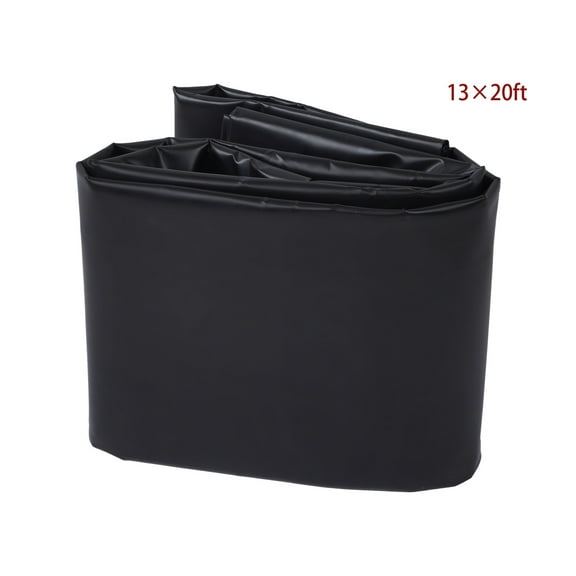 Black HDPE Pond Liner Pond Liners 20 Mil Waterproof Fish Liner For Water Garden