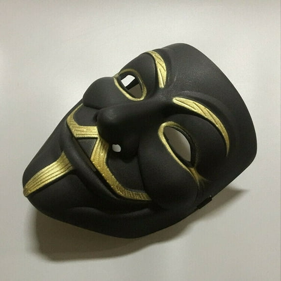 Black Hacker Mask for Festivals and Gatherings - 2PC