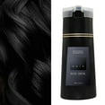 thumbnail image 1 of Black Hair Dye Shampoo, Hair Color Shampoo for Gray Hair, Hair Instant Dye Shampoo for Men & Women, Gentle, Beautiful Color And Not Easy To Fade 200ML Hair Dye Tools, Black, 1 of 6